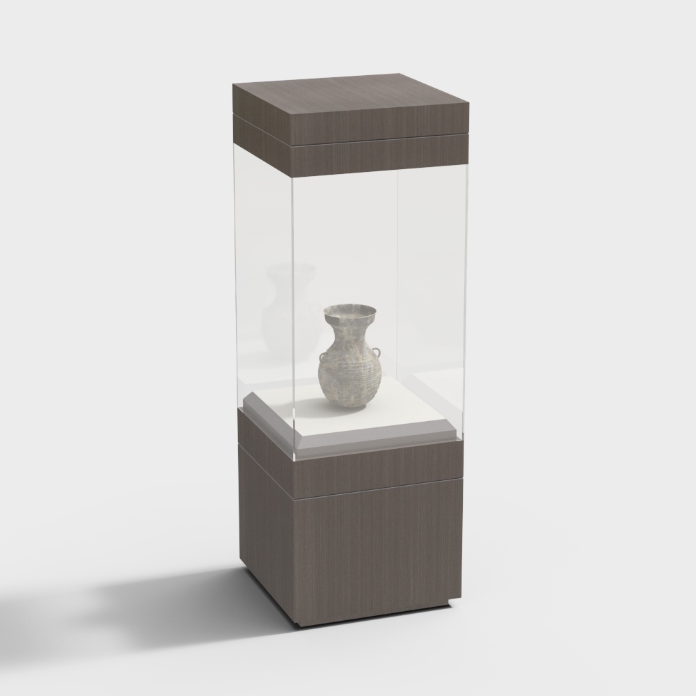 展览馆展台3D模型
