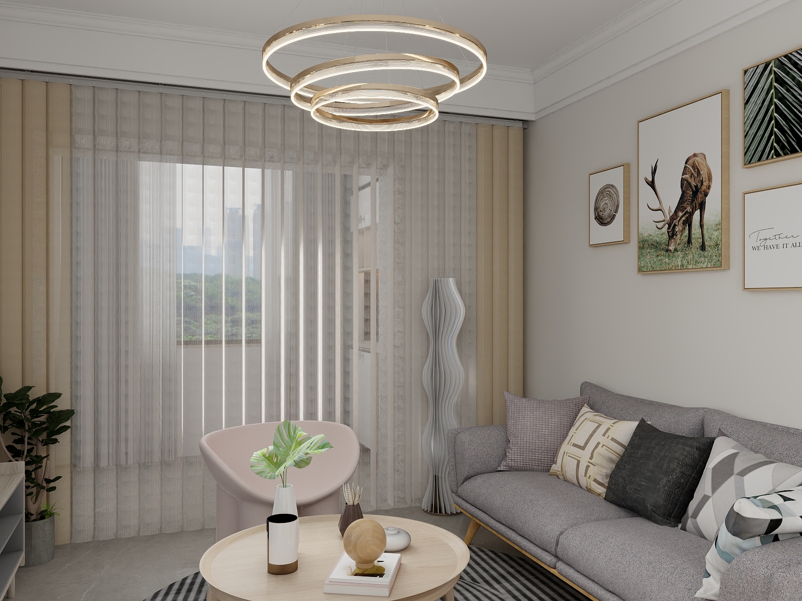 山有木兮9521-海德公园81㎡3室-装修设计方案