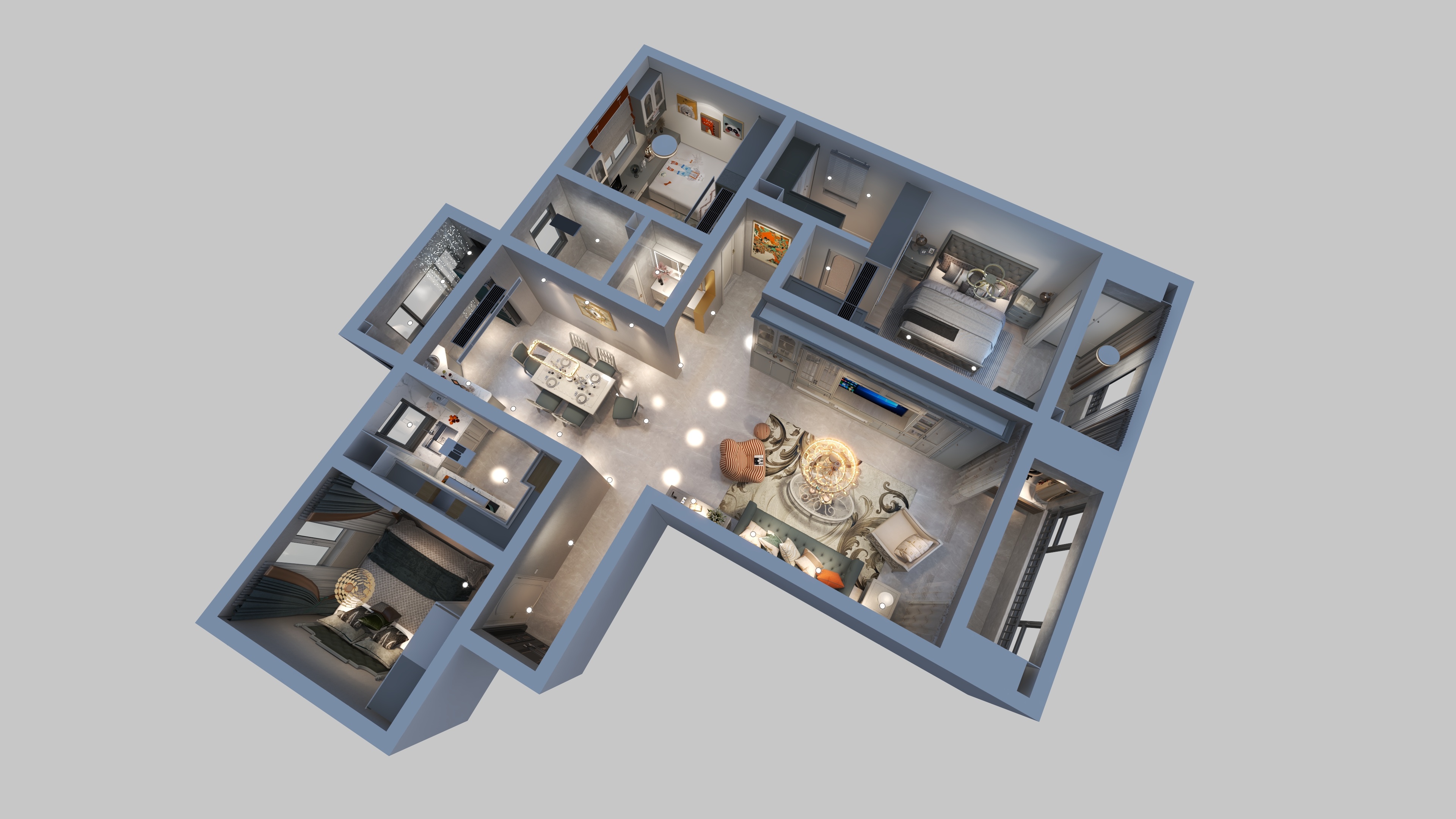 洛森整体木作-南庭芳-装修设计方案