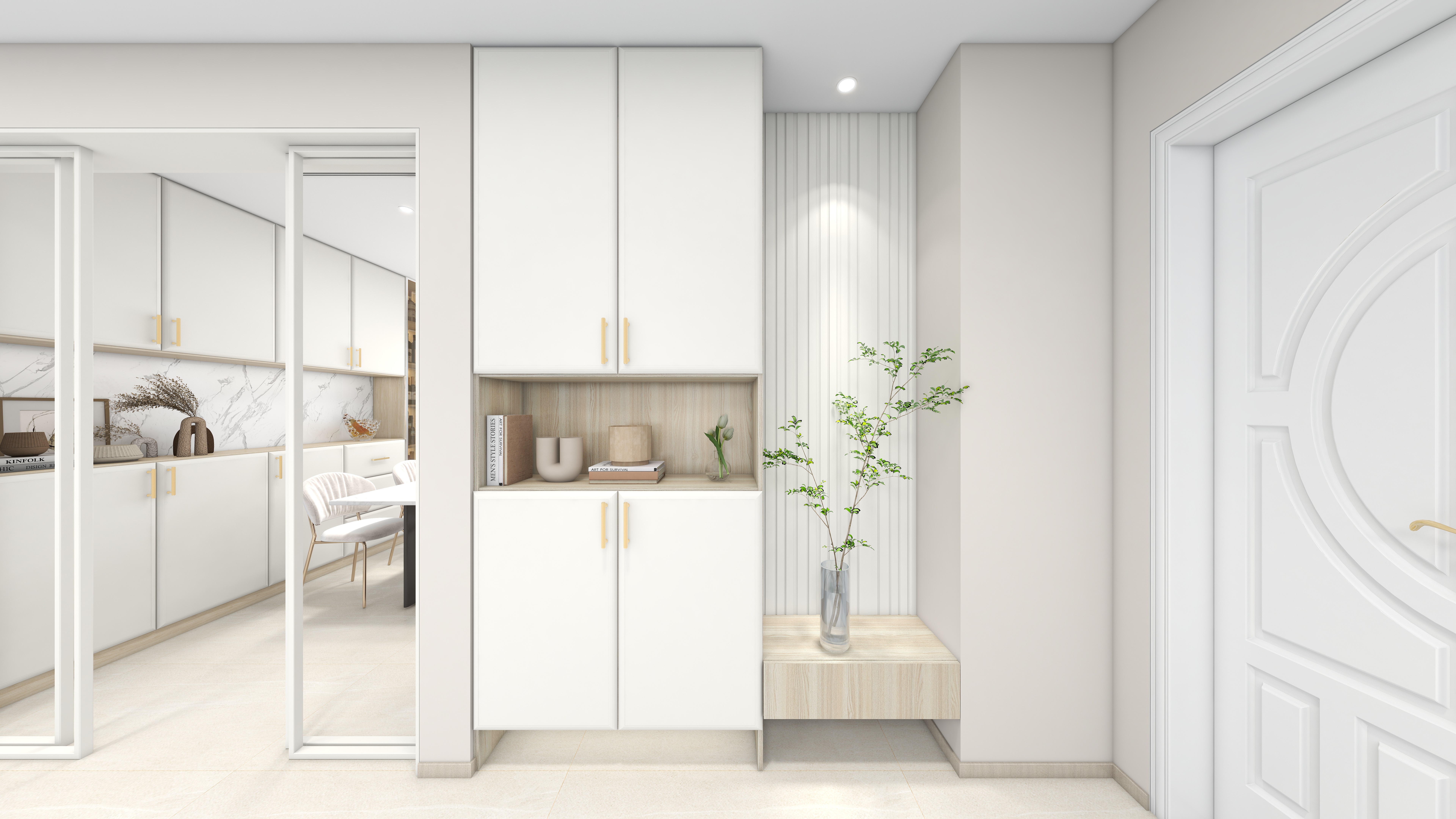 设计师Miss李-简单奶油风-装修设计方案