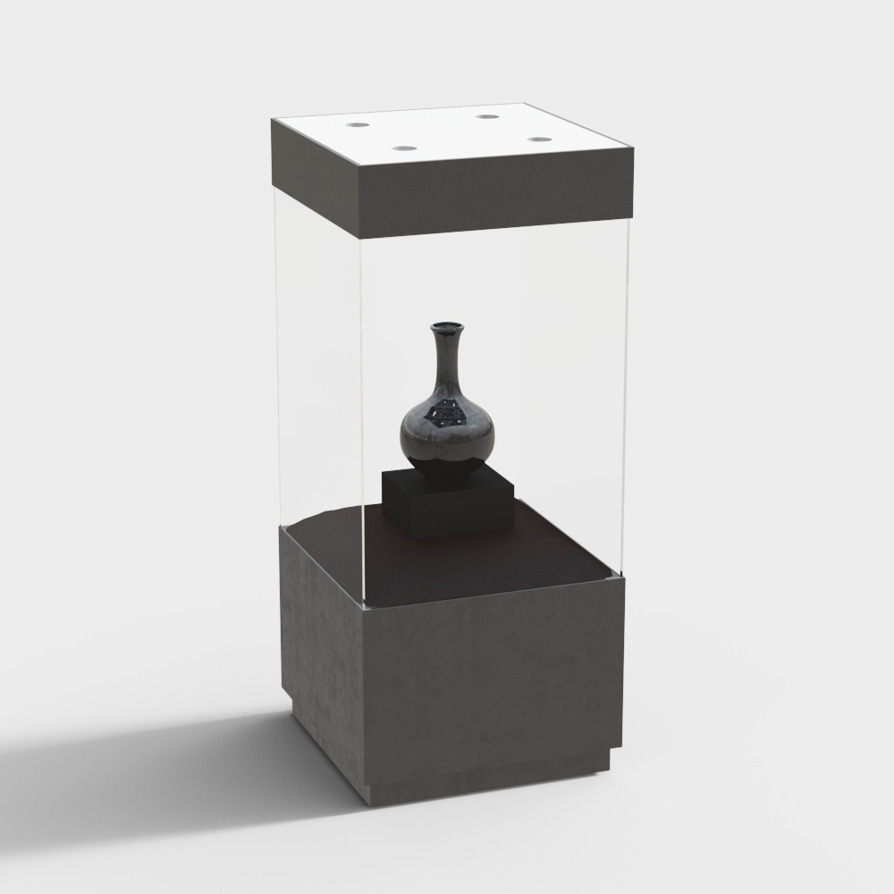 展览馆展台3D模型