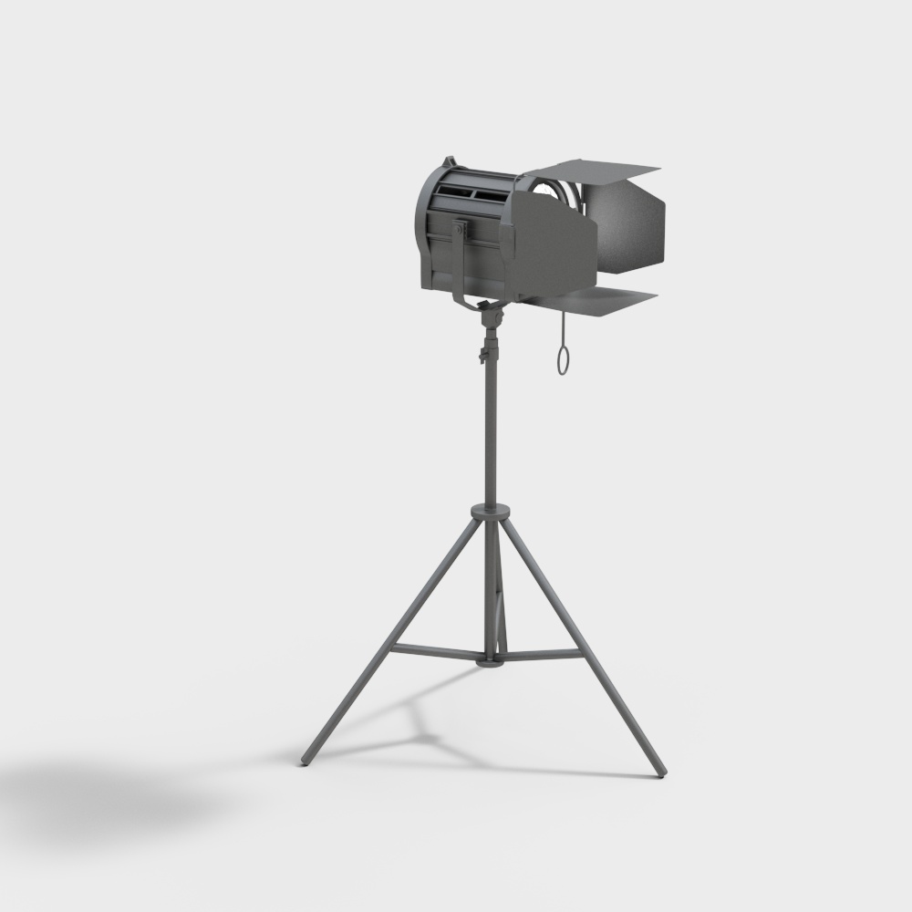 摄影棚补光灯3D模型