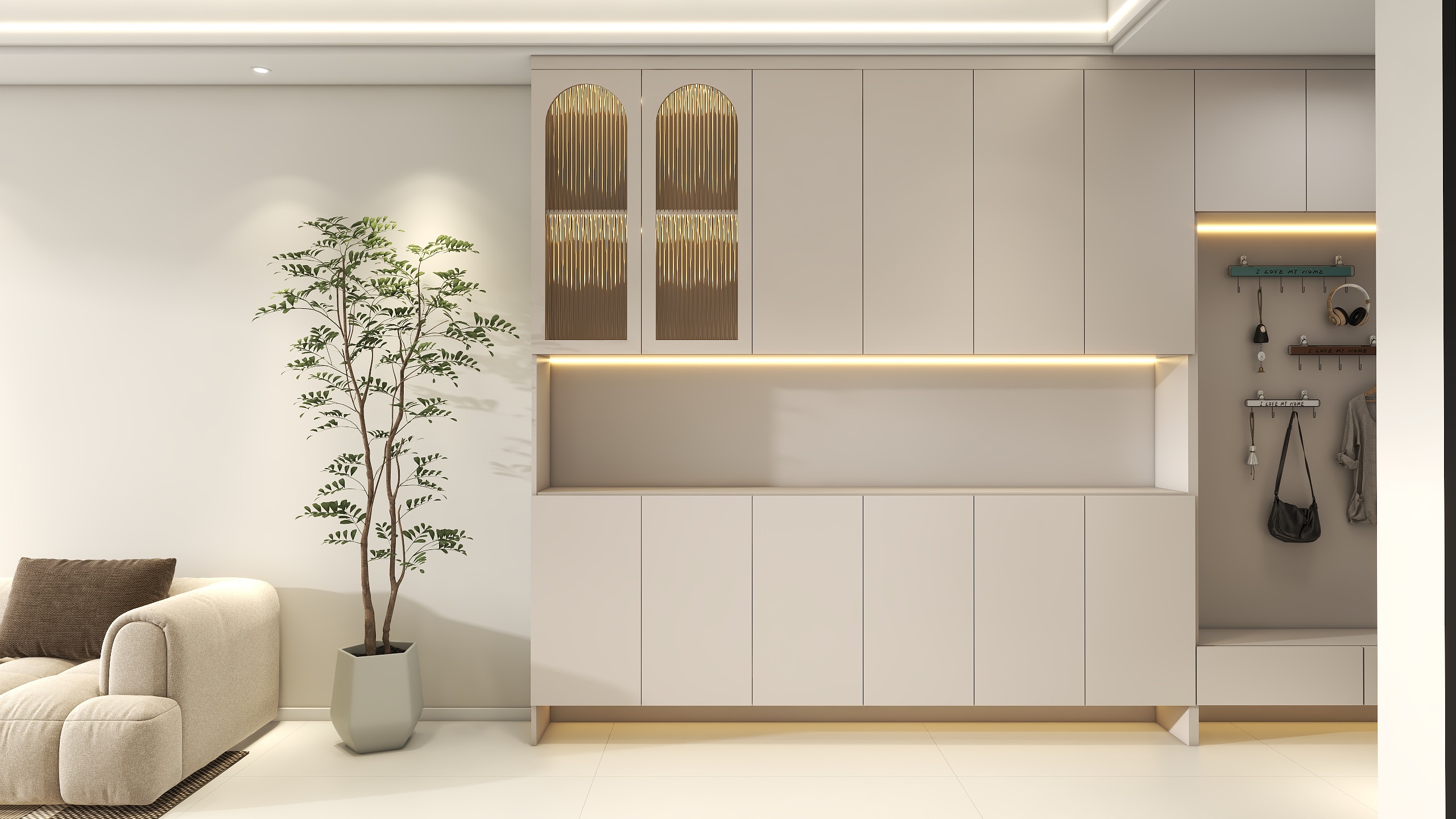 周帅iBykt-现代简约70㎡2室装修效果图