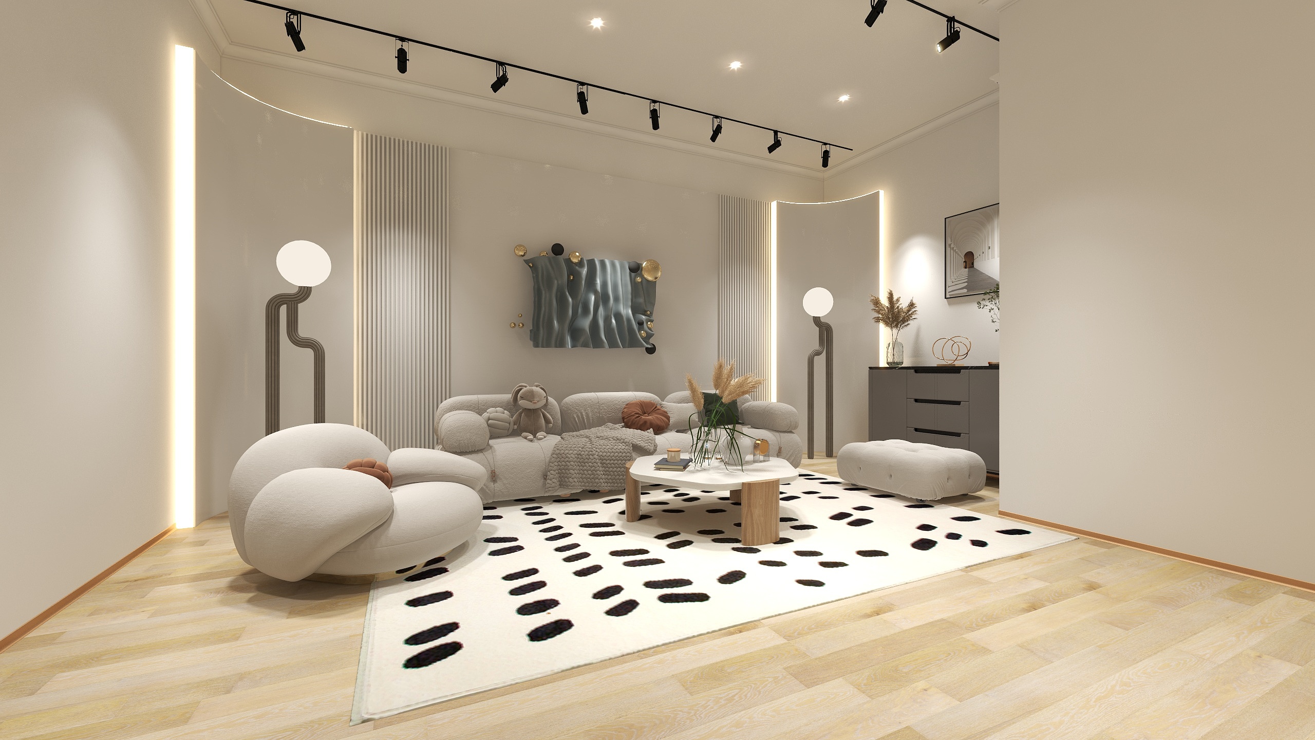 Design小东-妙想空间|家具展厅3D全景图-装修设计方案