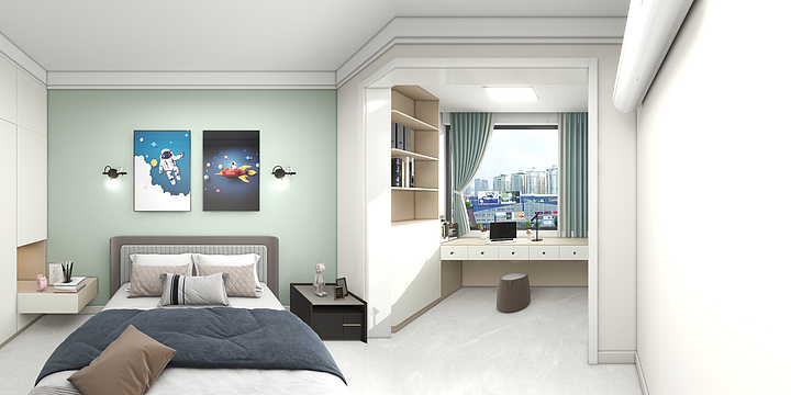 华颖装饰紫紫狐-神垕-装修设计方案