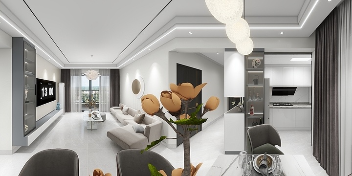 祥仔dLUW-瀚康华府 1-1602-改大阳台-装修设计方案