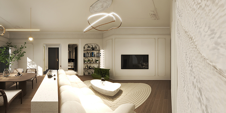 郑州屋下快装装饰设计有限公司-董琳-装修设计方案