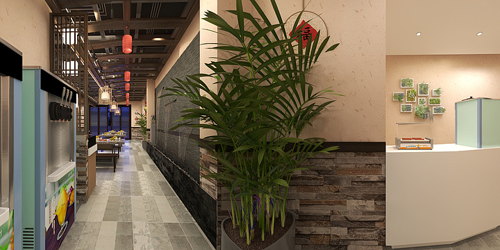 济南章丘加盟店-火锅店-装修设计方案