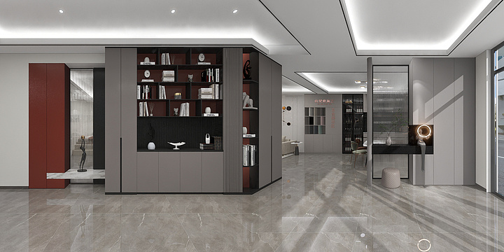 朴树梵山-佐梵希高定唐县展厅-装修设计方案