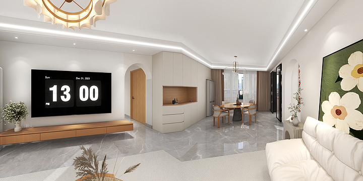 糯米设计-俊怡悦景台28-2705-0616-副本-装修设计方案