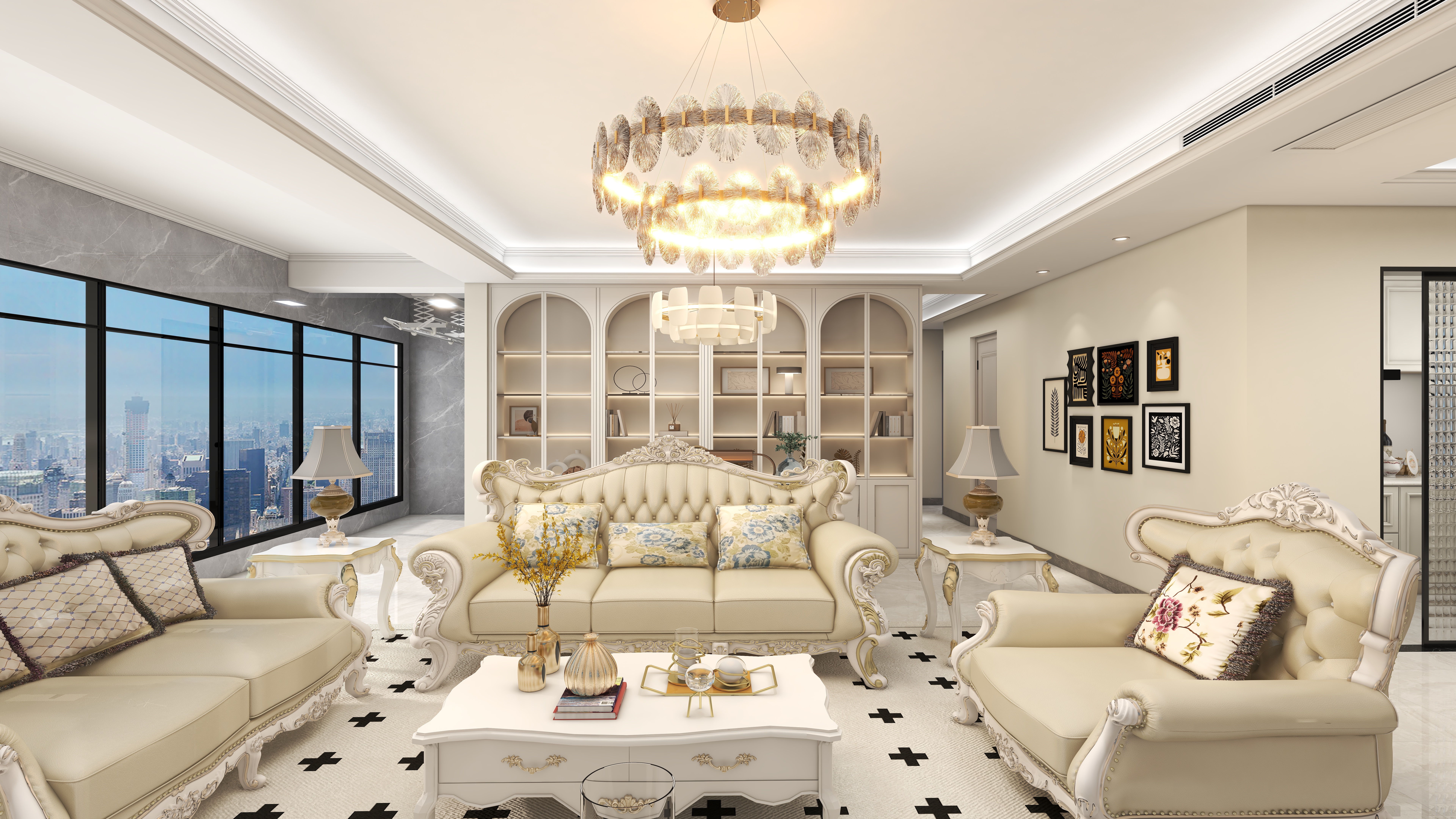 坤之家-法式风格-装修设计方案