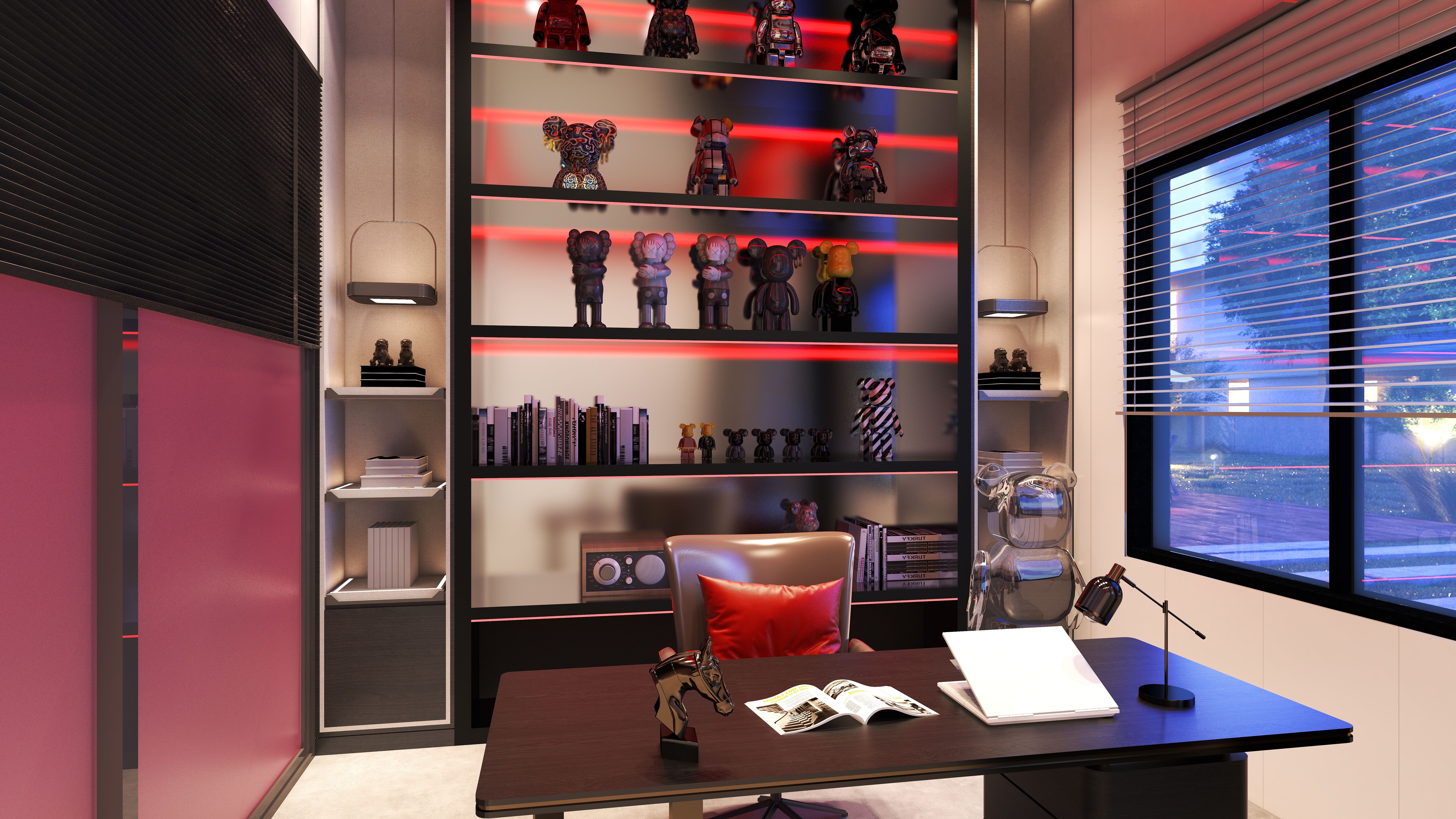 1yyAW-反传统潮玩工作室一层领导办公室装修效果图第1张