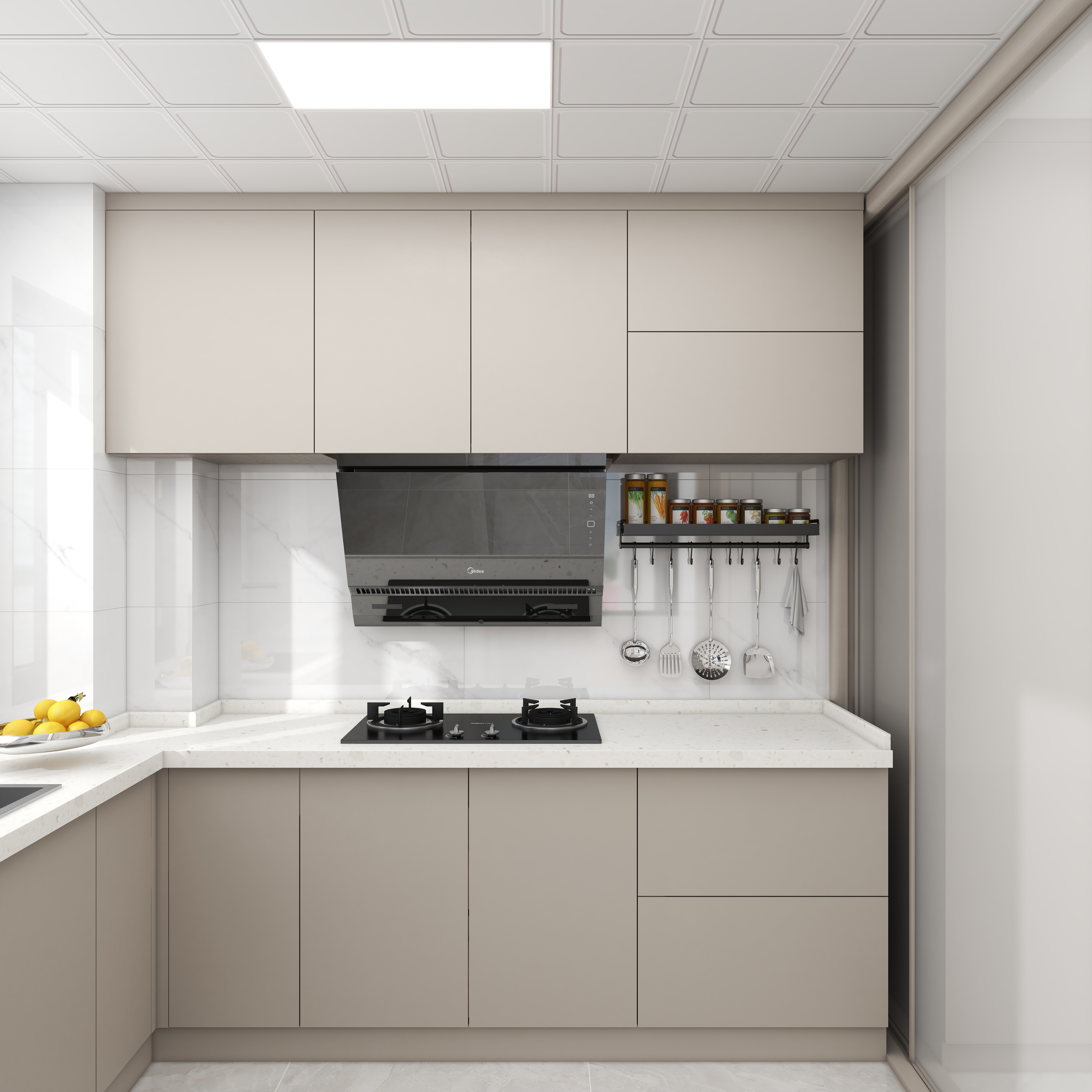 壹诺设计工作室-114㎡3室-现代简约装修效果图