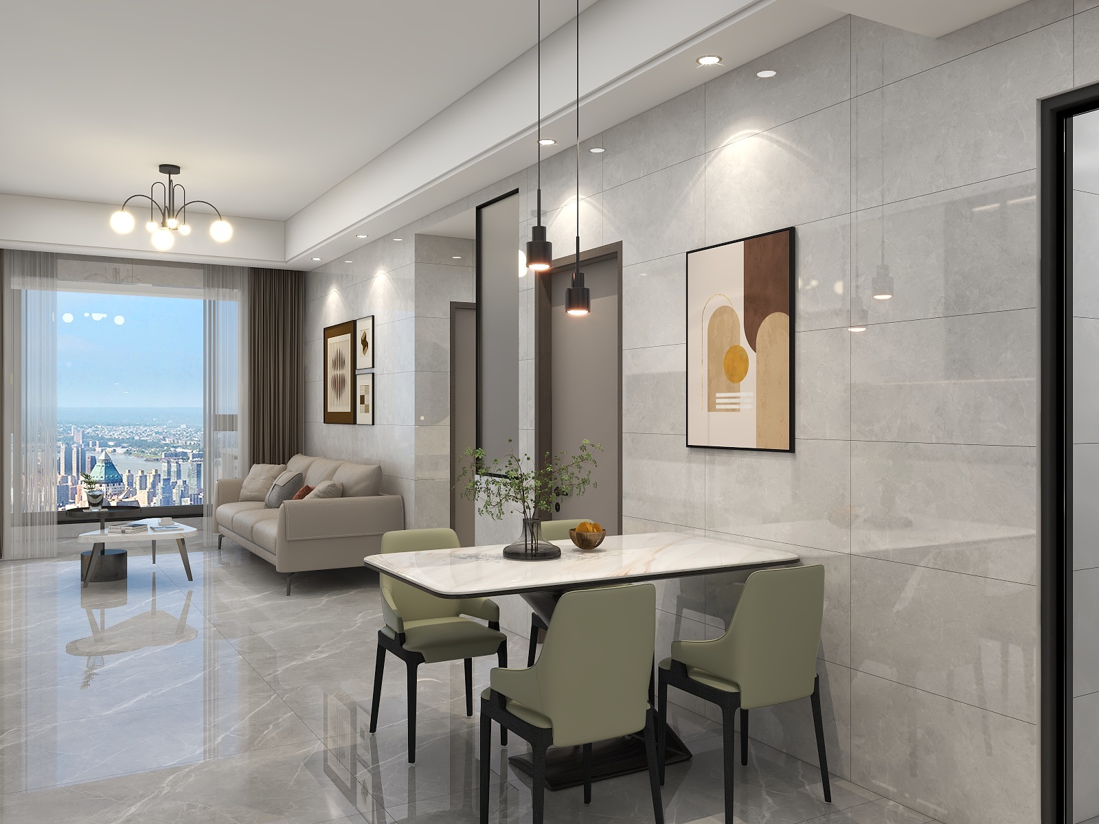 Joey---107㎡3室装修效果图