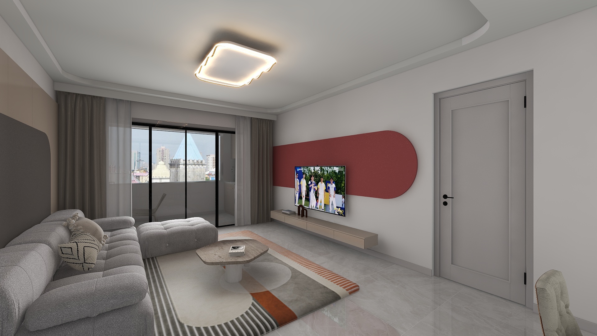 彭子轩子轩-保利堂悦120㎡3室-简约-装修设计方案