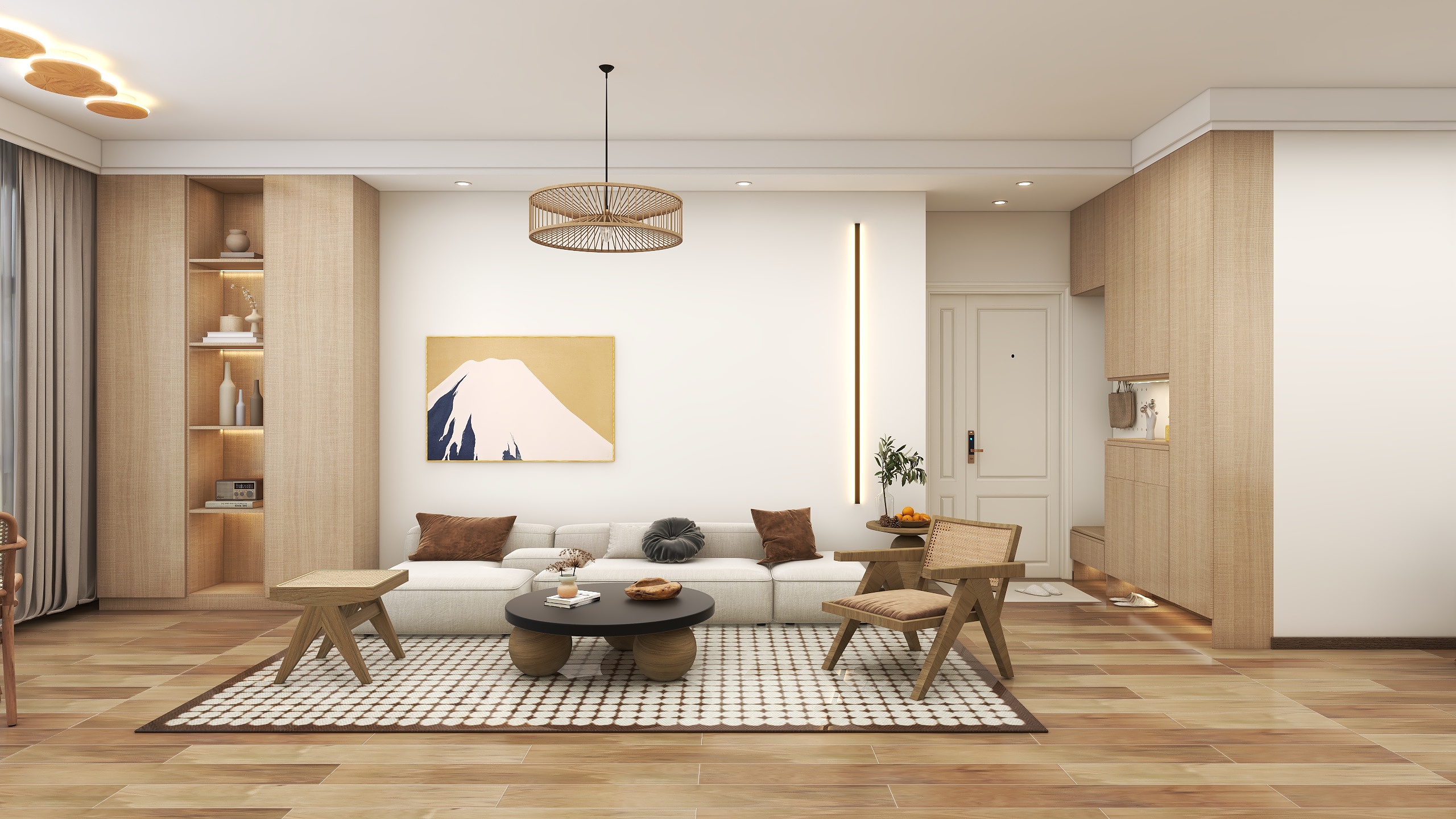 徐铭锴丶-《东海以东》--日式原木装修效果图