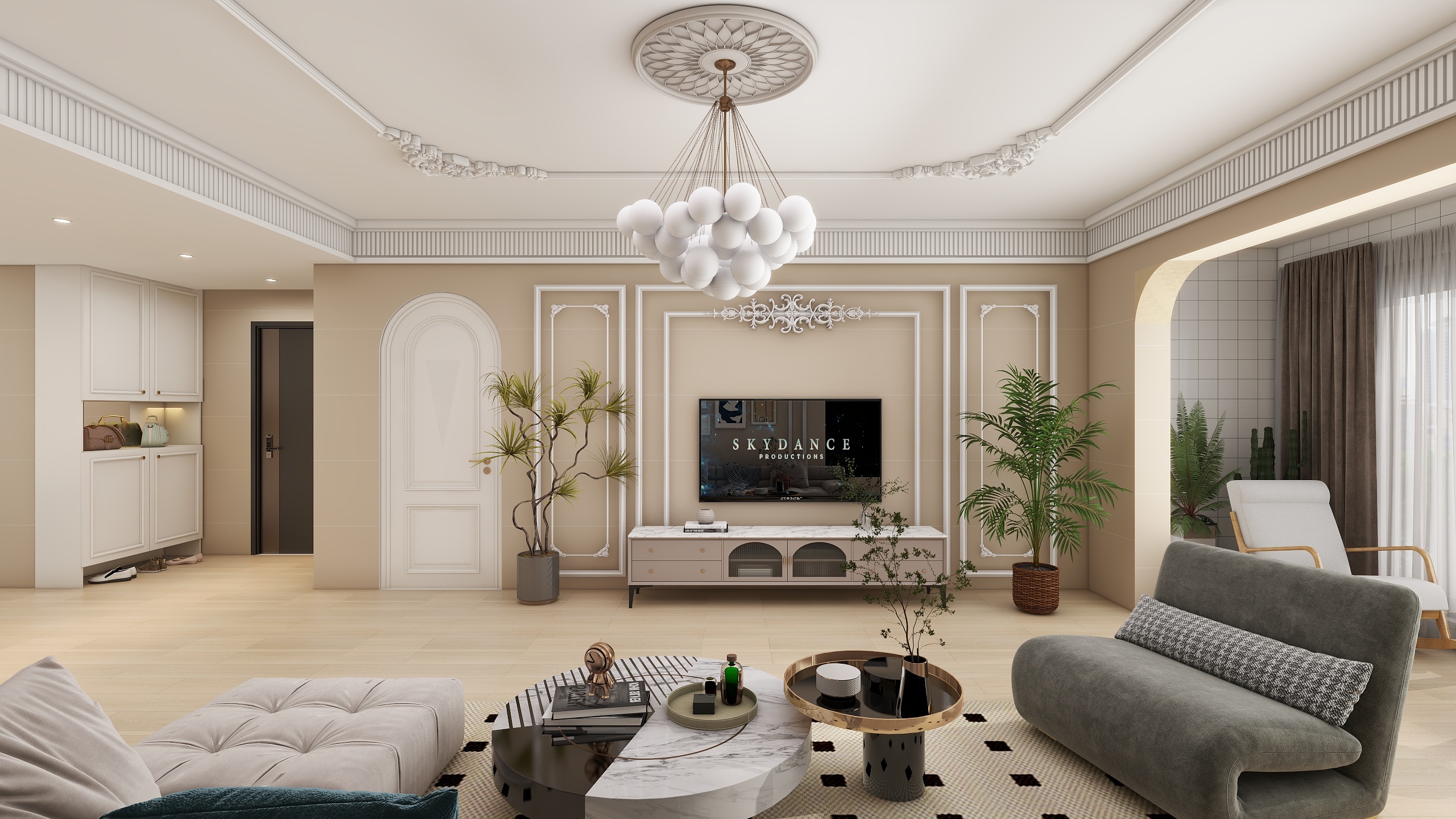 迪赛尔~-简欧152㎡3室OK-装修设计方案