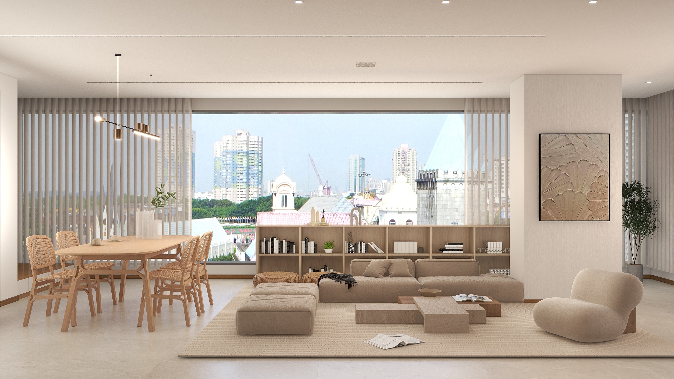 室内设计_晓晓-原木风-番禺智慧城-装修设计方案