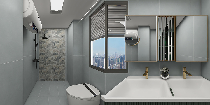 北京宏华杨一杰-卫生间  微光花园AC126328B-装修设计方案