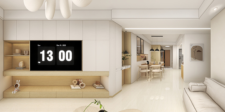 设计师可可ma-抖音客户原木简约-装修设计方案