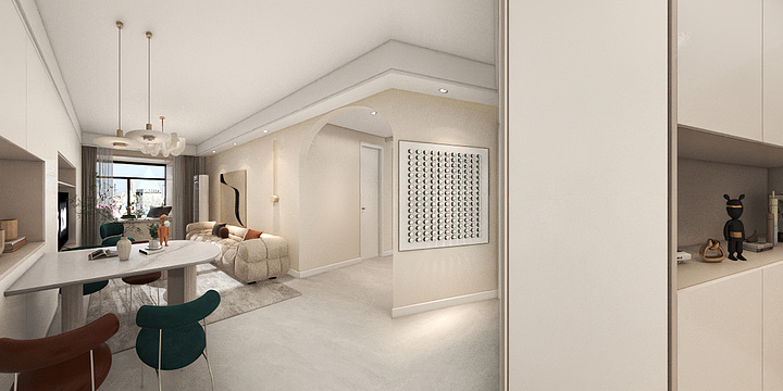 Thewild-中南上悦城3-1-1302陈先生雅居全案效果图-装修设计方案