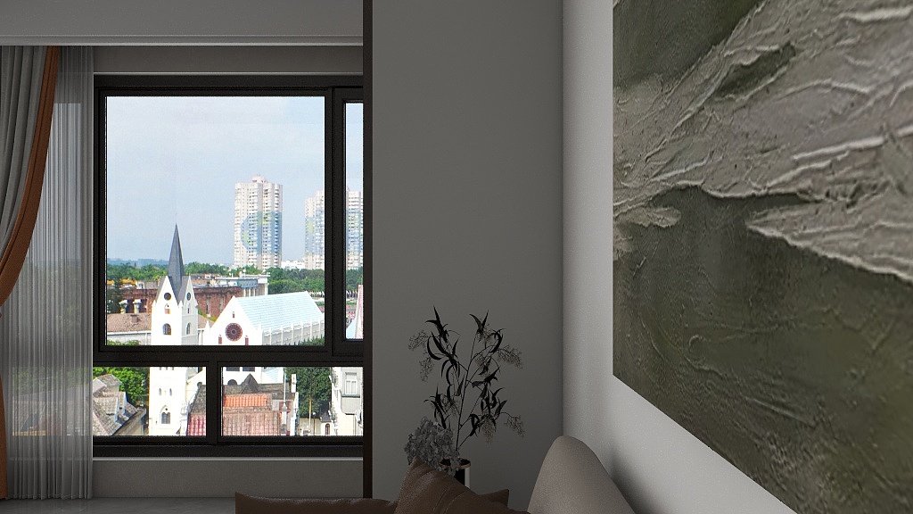 护墙板效果图设计-福州熙悦府-装修设计方案