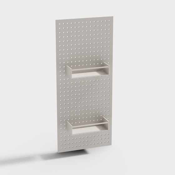 modern perforated board