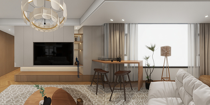 汀汀I吕婷婷-重庆阳光城二期4-9-1-装修设计方案