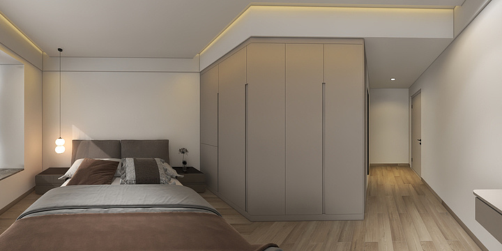 MJ137779-现代简约奶油-装修设计方案