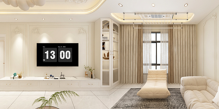 单反TT-梧桐苑119平-奶油风-03-装修设计方案
