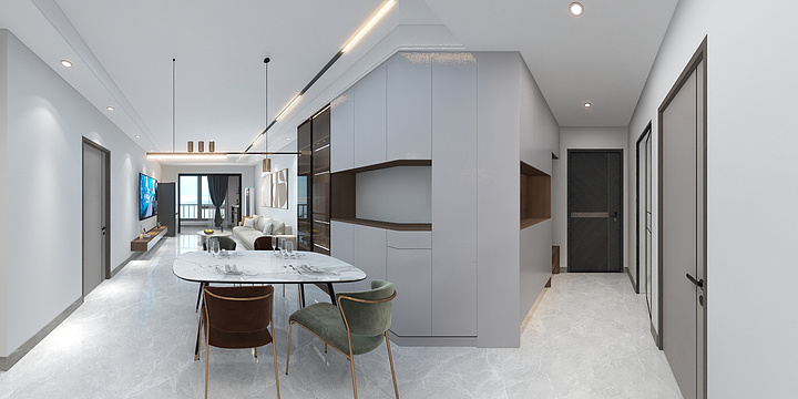 YE空间设计-融创临江府1201-装修设计方案