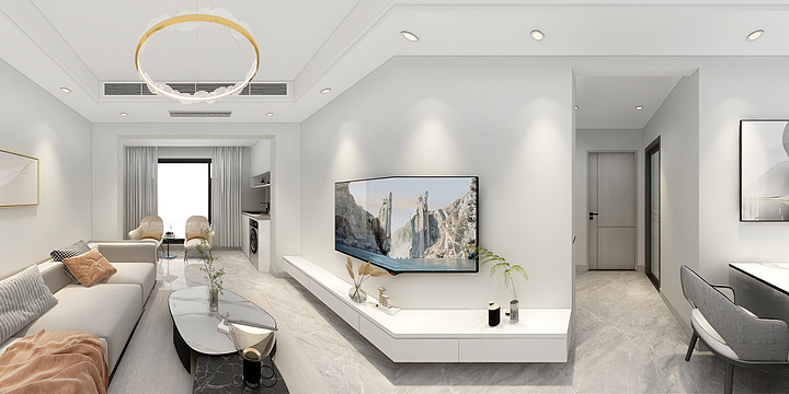 设计师唐洪伟-千江凌云周女士雅居，-装修设计方案