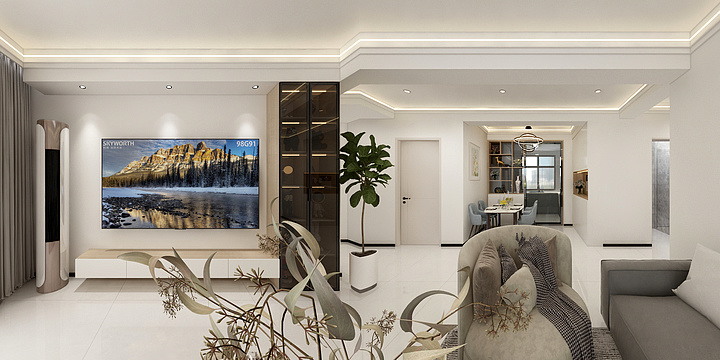 陌桑设计-公园壹号-装修设计方案