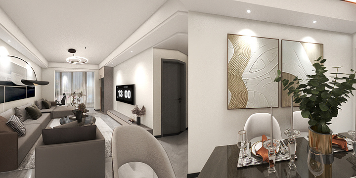 LZYW-竹林别院（现代）-装修设计方案