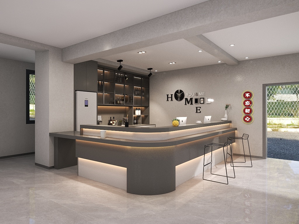 全案设计xiao-工装吧台-装修设计方案