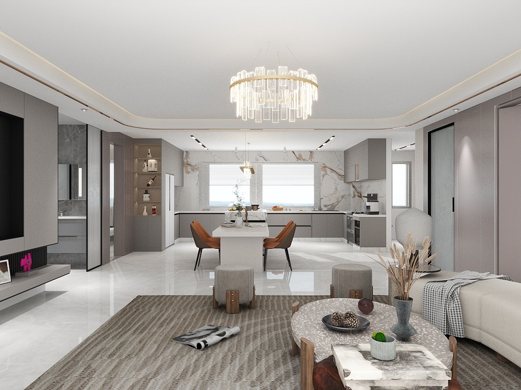 jing设计装修-阿朵城157.19平-装修设计方案