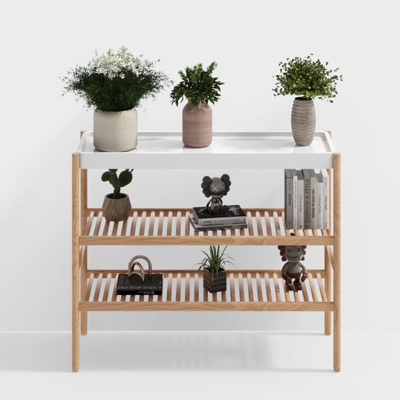 Indoor green plant stand