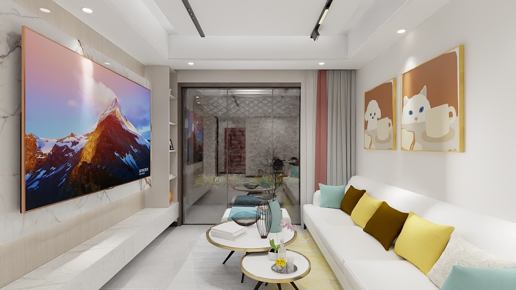 室内装饰设计1992-海德公园81㎡3室-装修设计方案