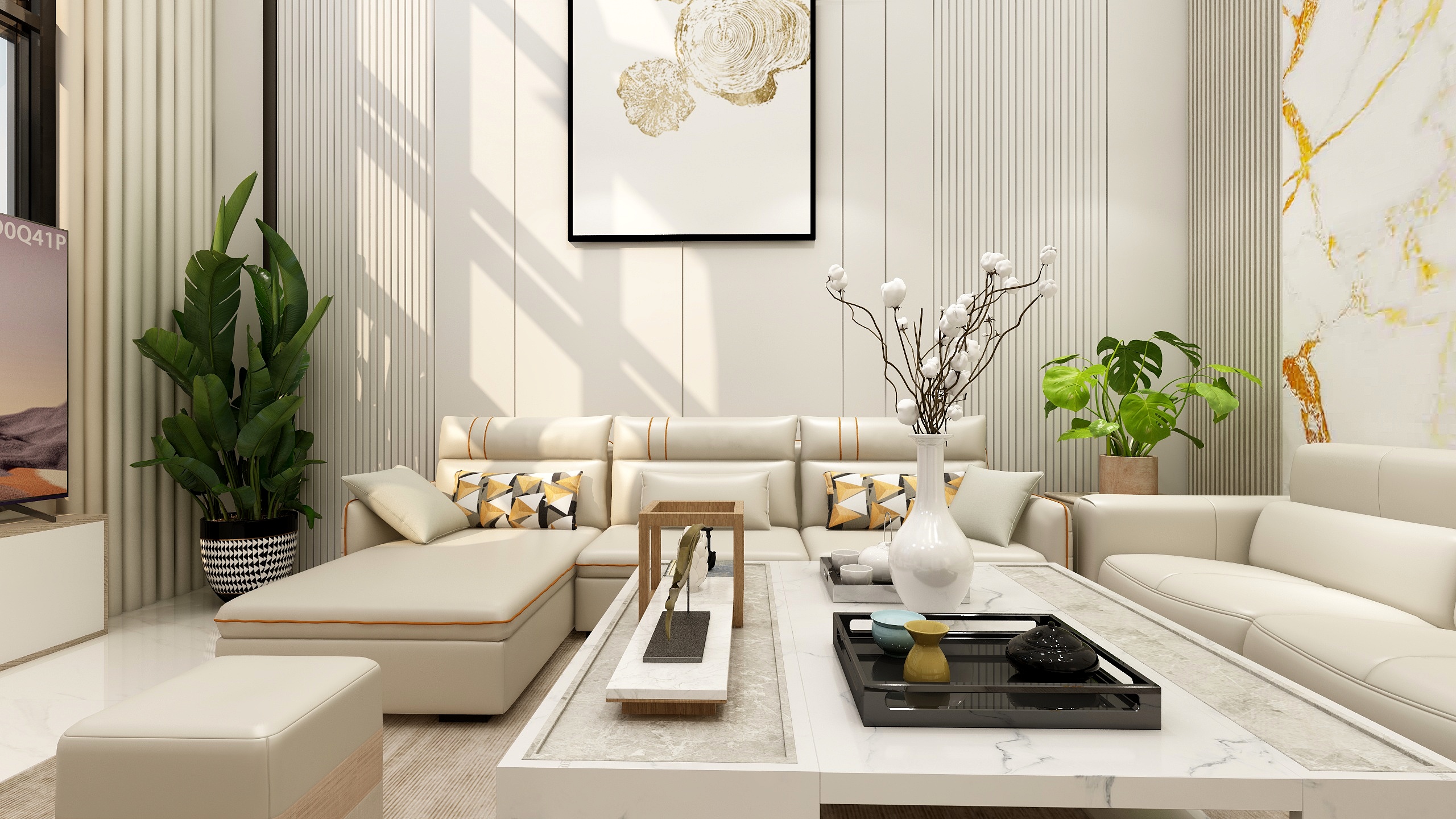 悦达居士-【现代简约】闫府自建乡村别墅425平装修效果图