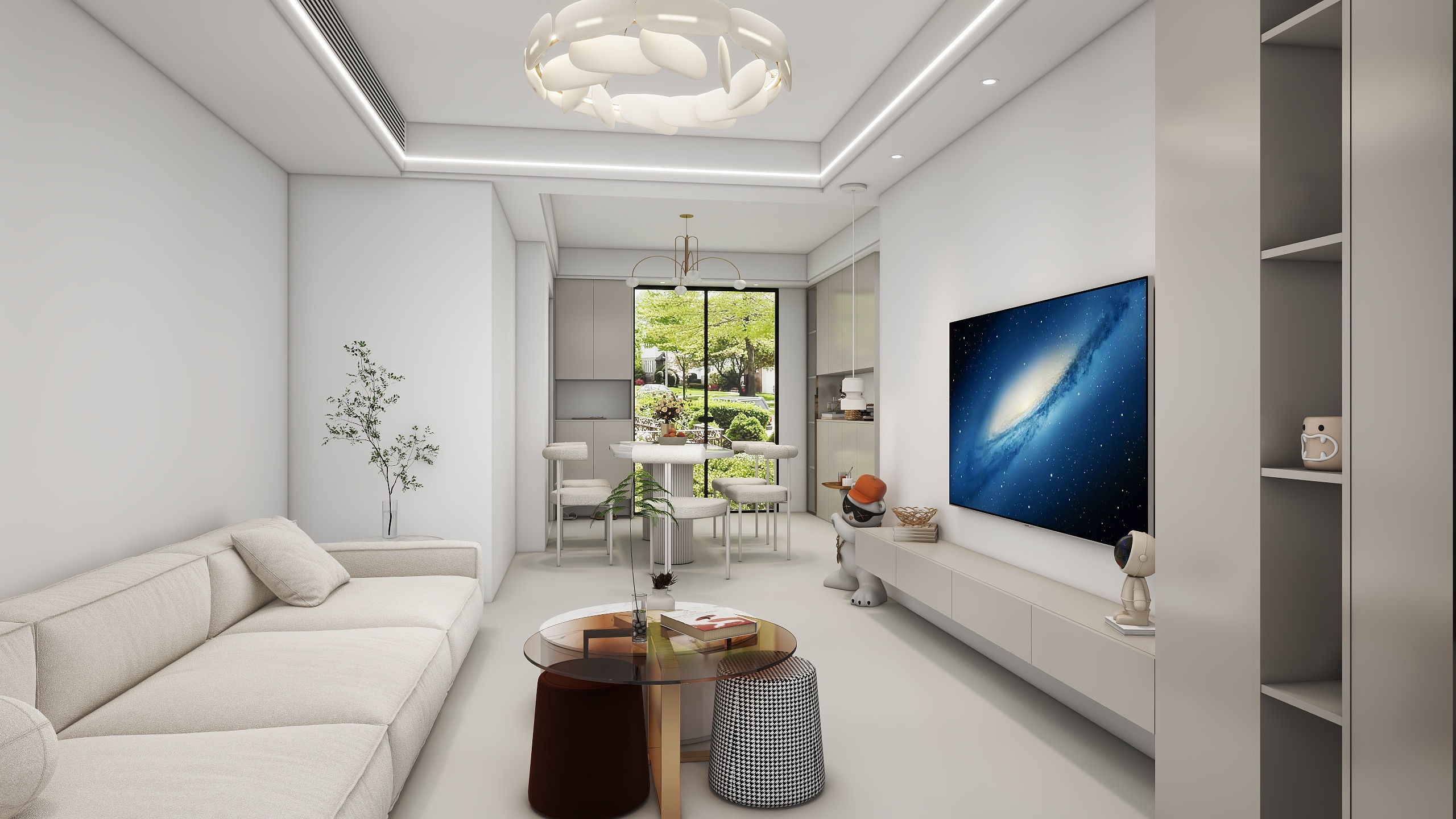 四向空间-改三房-装修设计方案