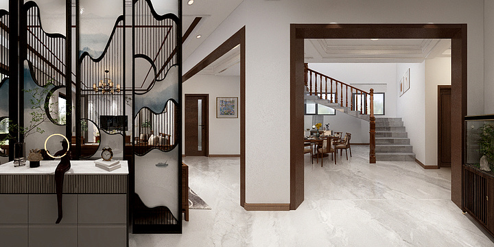 翟彦飞-东关林溪苑边小院一楼-装修设计方案