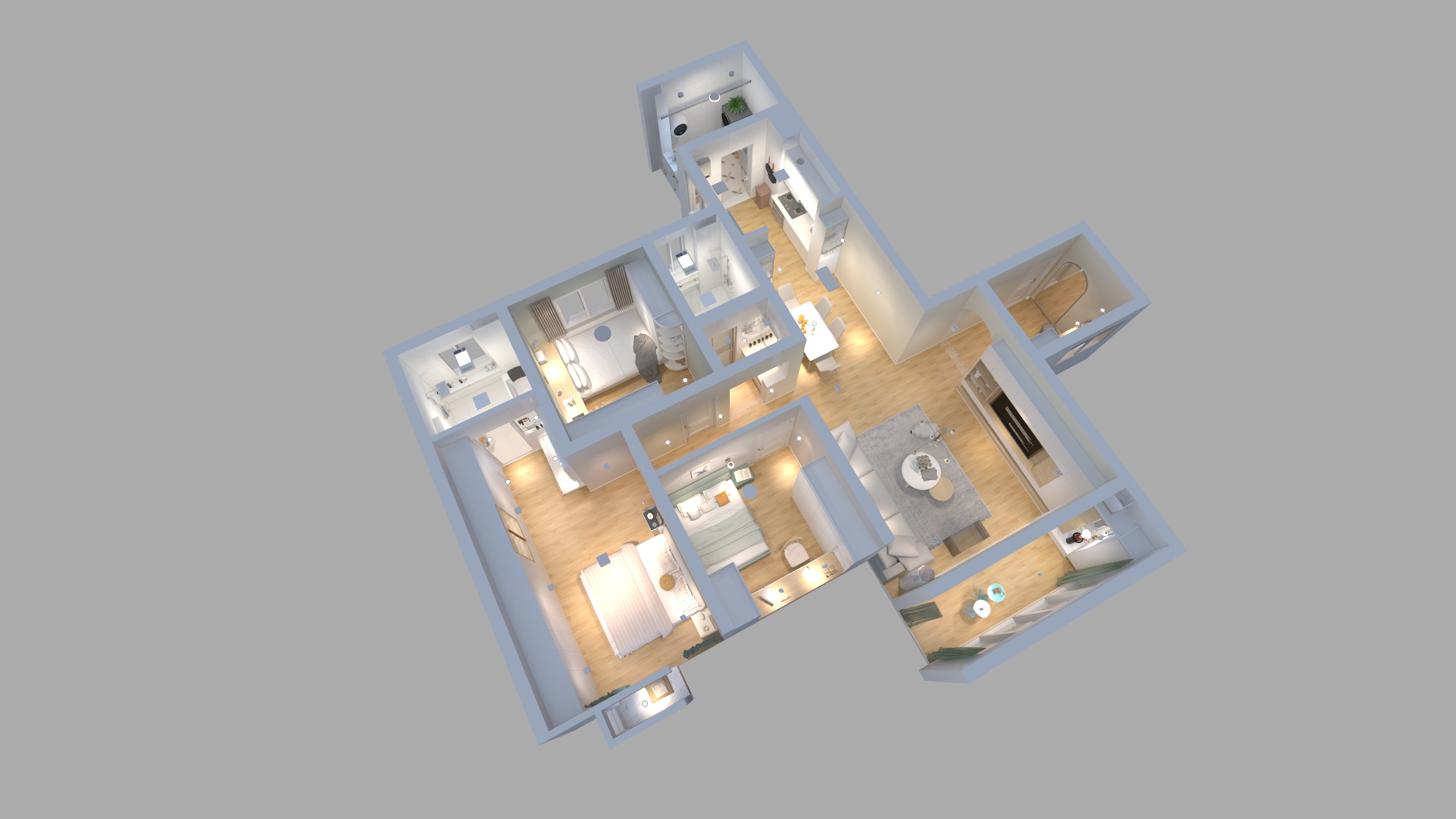 驻地设计-家秀 都匀一号新房子-风格方案1-装修设计方案