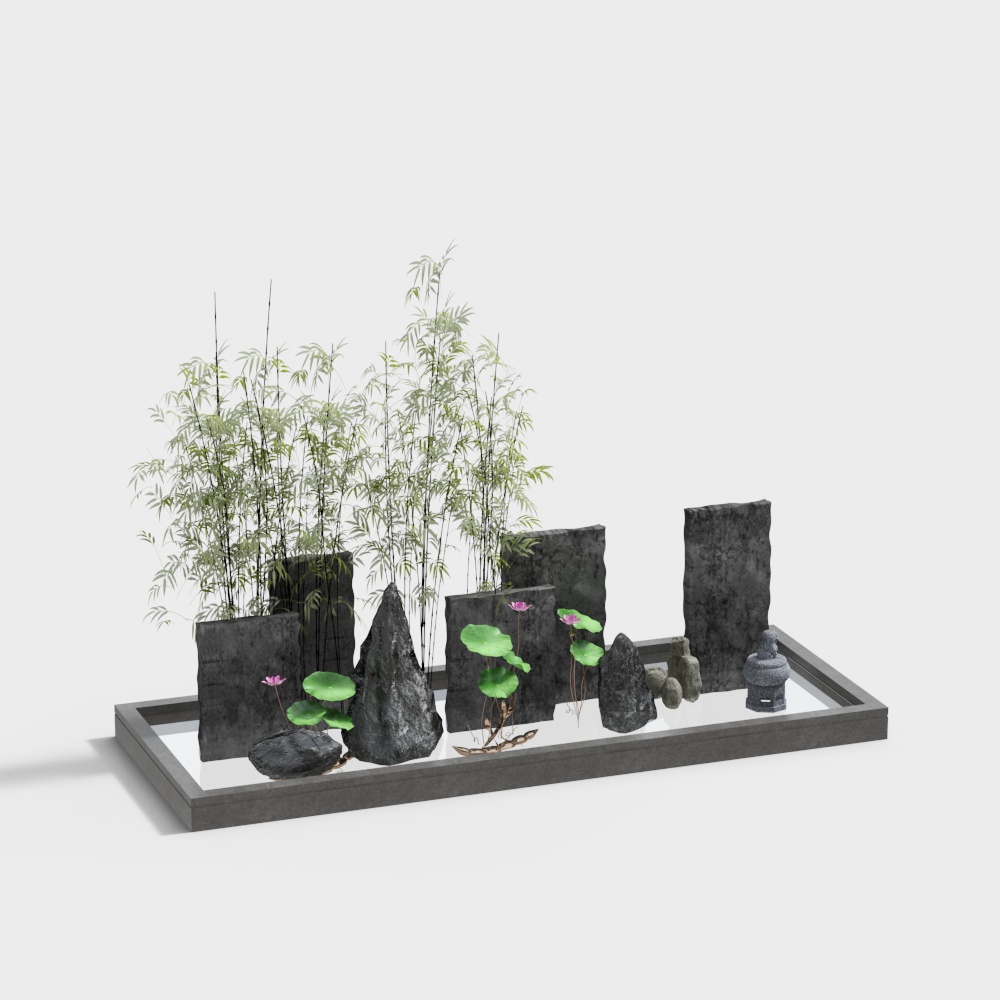 景观小品水池