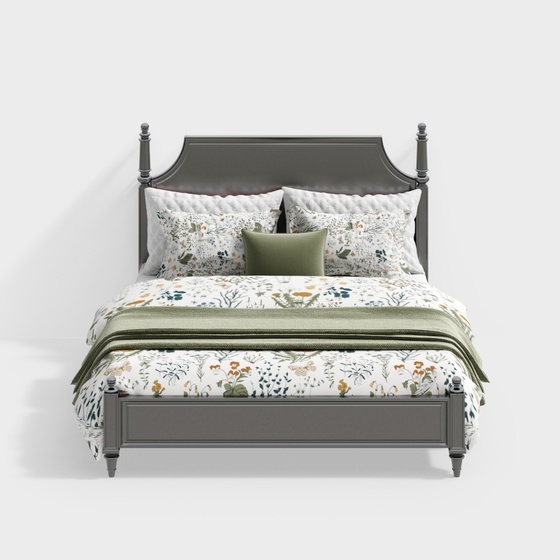 American double bed