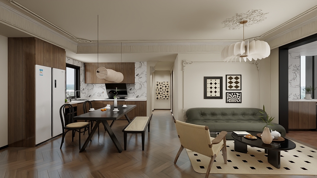 王鹏-法式复古-装修设计方案