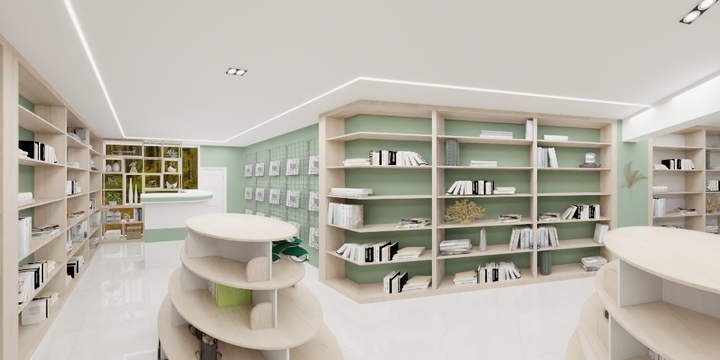 Jennykk-工装-新华书店-装修设计方案