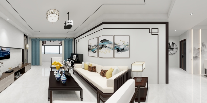 苏苏子STYLE-老干部安置区 -新中式-装修设计方案