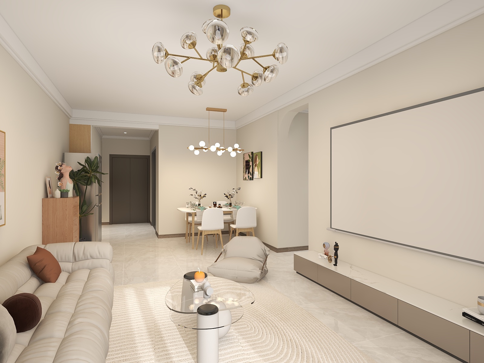 宋雯霞-城乡居壹号苑91㎡3室-现代简约-装修设计方案