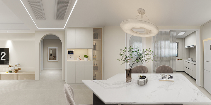 王工-2024-滨海东承府12#204 - 奶油风-装修设计方案