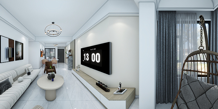 微笑Der阳光-十面外滩C区6-702-装修设计方案